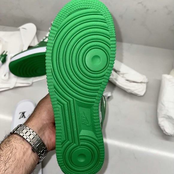 Nike x Louis Vuitton x Virgil Abloh Air Force 1’s AF1s Green/White - Picture 9 of 9